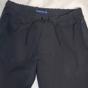 Abercrombie & Fitch Black Elastic Waist Shorts